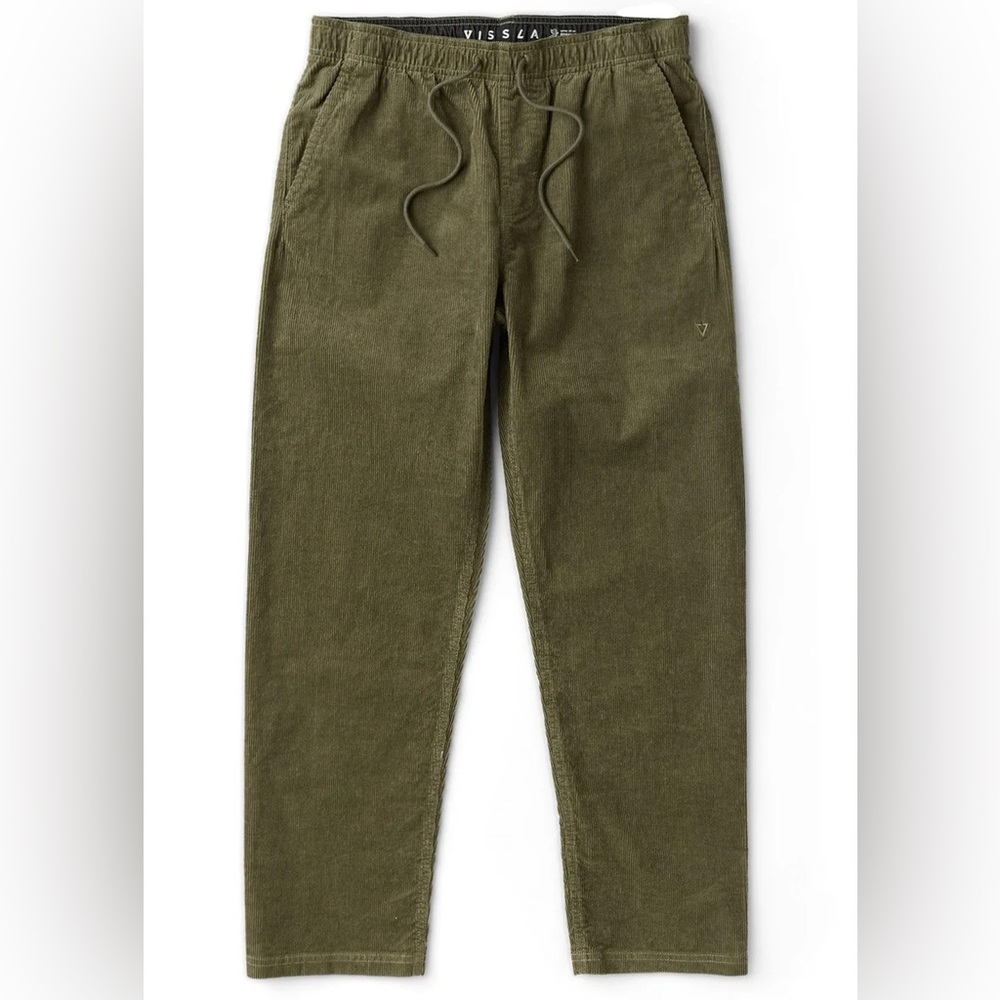 VISSLA NO SEE UMS CORD ECO ELASTIC PANT Men’s Size M